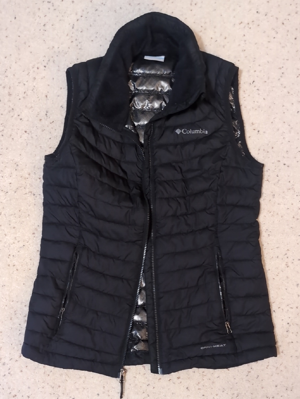 Columbia Black Quilted Women's Insulated Vest